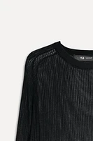 PULL EN MAILLE OUVERTE 50E ANNIVERSAIRE