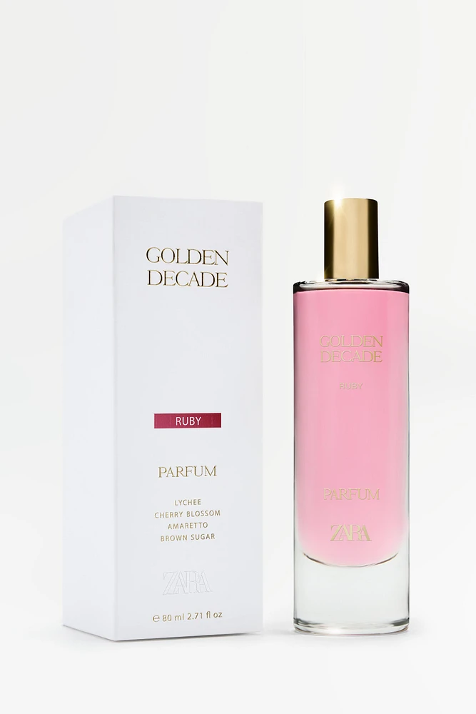 GOLDEN DECADE RUBY PARFUM 80 ML (2,71 FL. OZ).