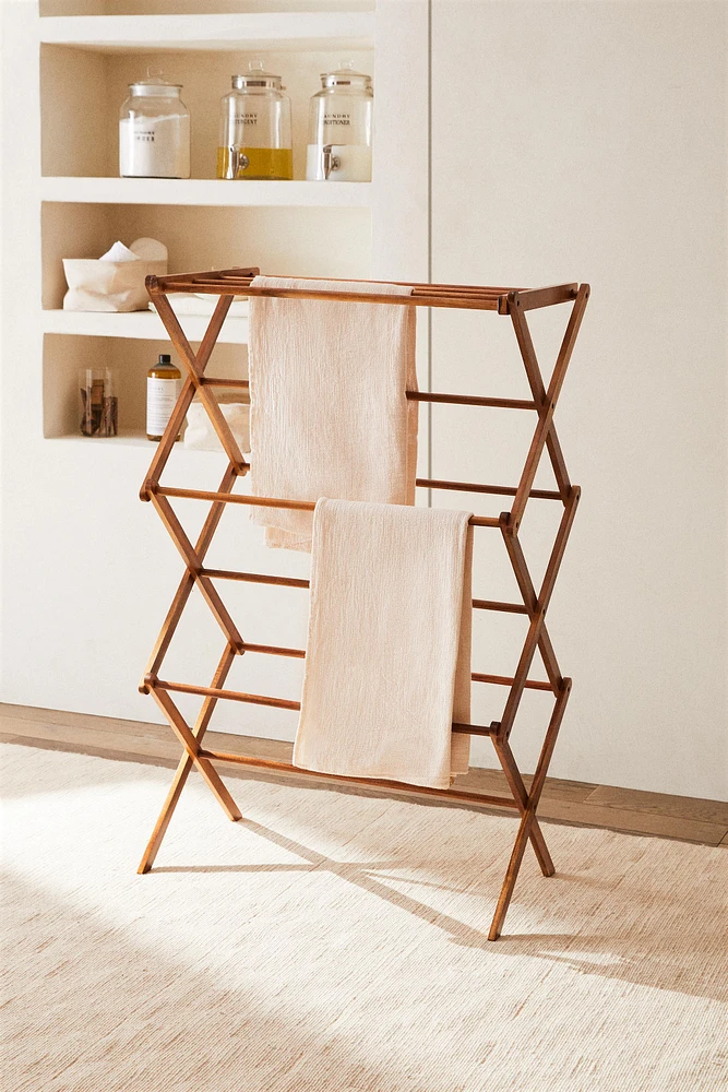 ÉTENDOIR VERTICAL PLIABLE BOIS