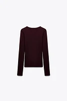 WOOL BLEND TOP