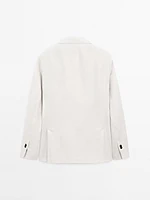Veste de costume 100 % lin