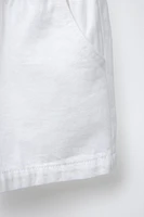 BERMUDA EN DENIM ÉLASTIQUE
