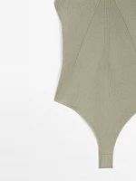 Body en maille à encolure américaine - STUDIO