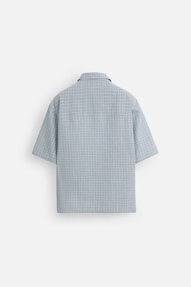 CHEMISE RELAXED FIT À CARREAUX