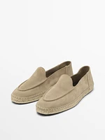 Espadrilles avec bord mocassin