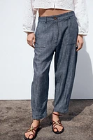 PANTALON DE JOGGING AVEC LIN