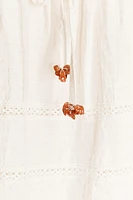 LACE TRIM SLEEVELESS TOP