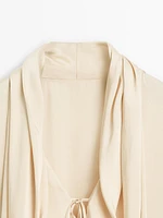 Long flowing dress with scarf detail - Limited Edition