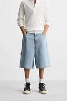 BERMUDA EN DENIM OVERSIZE
