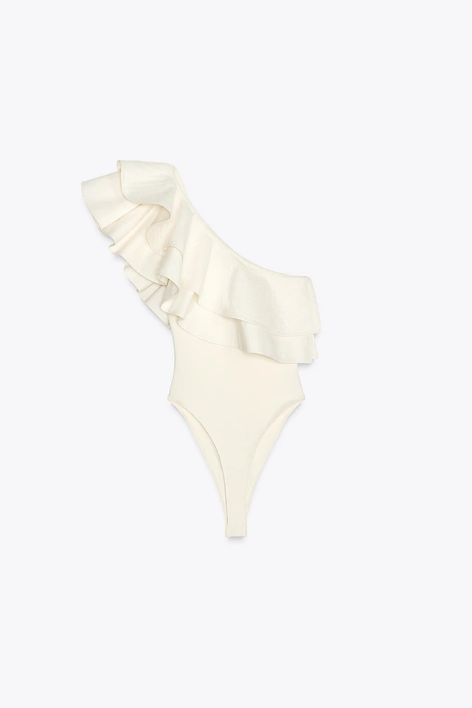 BODY ASYMÉTRIQUE EN MATIÈRES VARIÉES