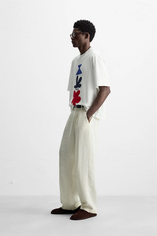 GEOMETRIC PATCH T-SHIRT