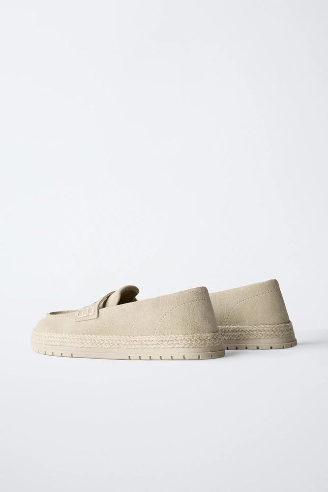 MOCASSINS SPORT EN DAIM