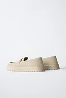 MOCASSINS SPORT EN DAIM