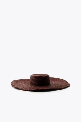 RAFFIA PICTURE HAT