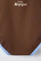 2-6 YEARS/ HÔTEL MAGIQUE © X ZARA CONTRAST TRIM SWIMSUIT
