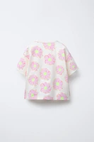 FLORAL PRINT T-SHIRT