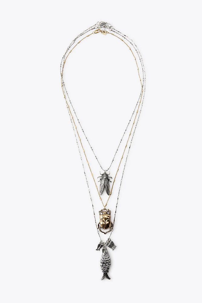 LOT DE 3 COLLIERS ASSORTIS ANIMALIERS