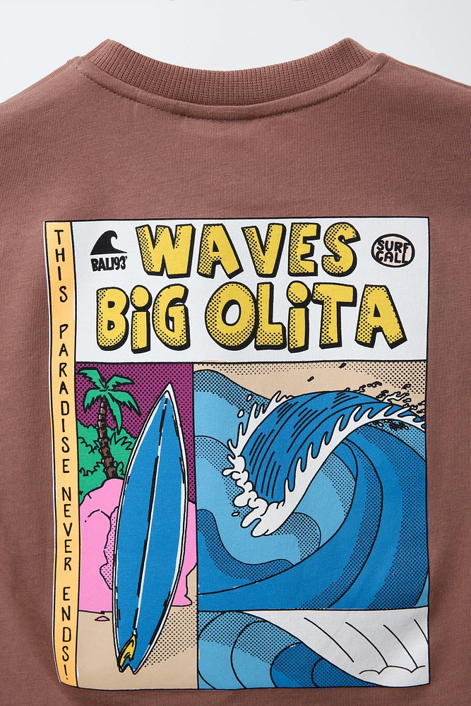 T-SHIRT IMPRIMÉ SURF