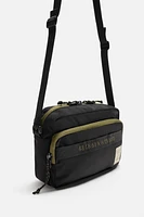 CONTRAST TECHNICAL CROSSBODY BAG