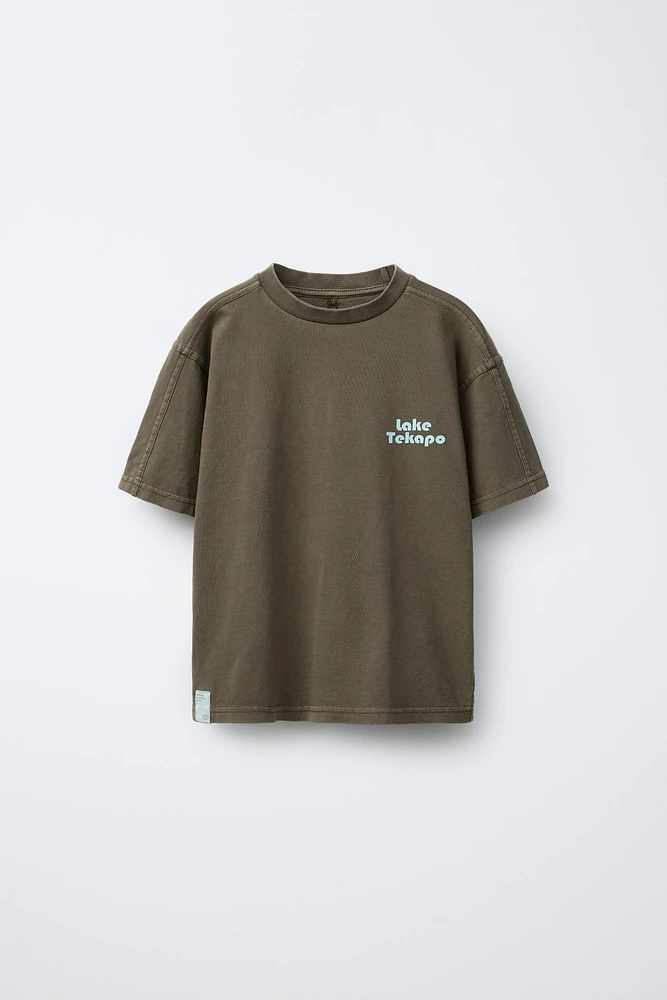 TEXT T-SHIRT AND CARGO SHORTS SET