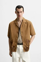 CHEMISE COUPE DÉCONTRACTÉE À RELIEF