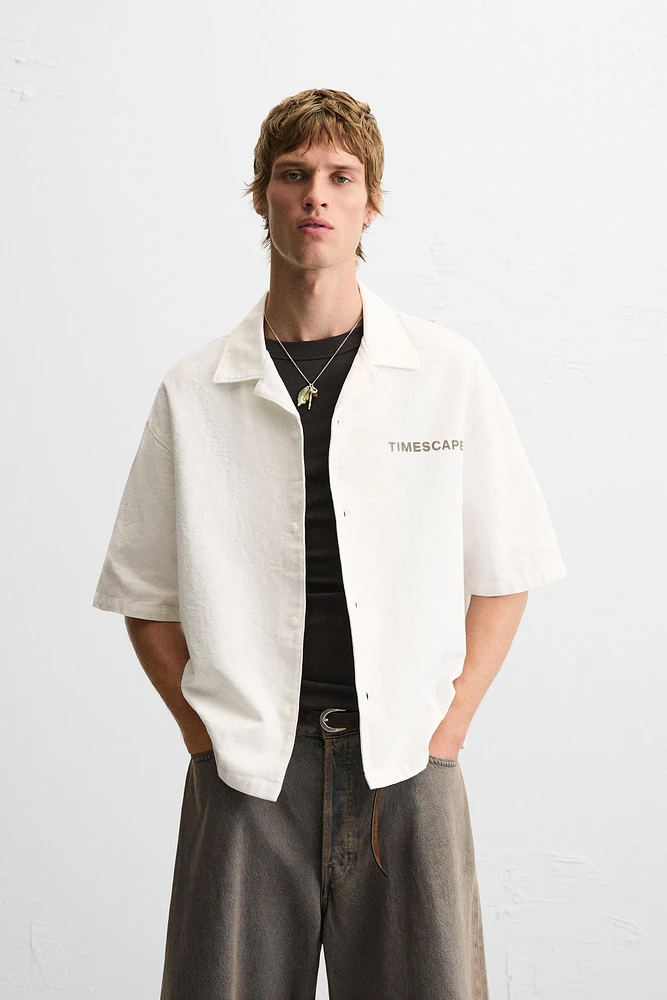 CHEMISE IMPRIMÉS CONTRASTE