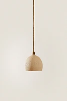 LAMPE SUSPENSION PAPIER MÂCHÉ