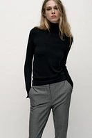 SOFT ANKLE-LENGTH PANTS