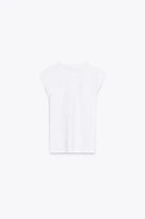 T-SHIRT EN COTON DÉLAV