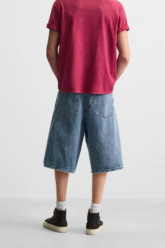 BERMUDA DENIM COUPE OVERSIZE