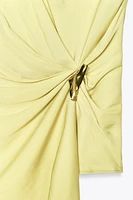 ASYMMETRIC SATIN EFFECT TOP
