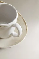 TASSE À CAFÉ ET SOUCOUPE