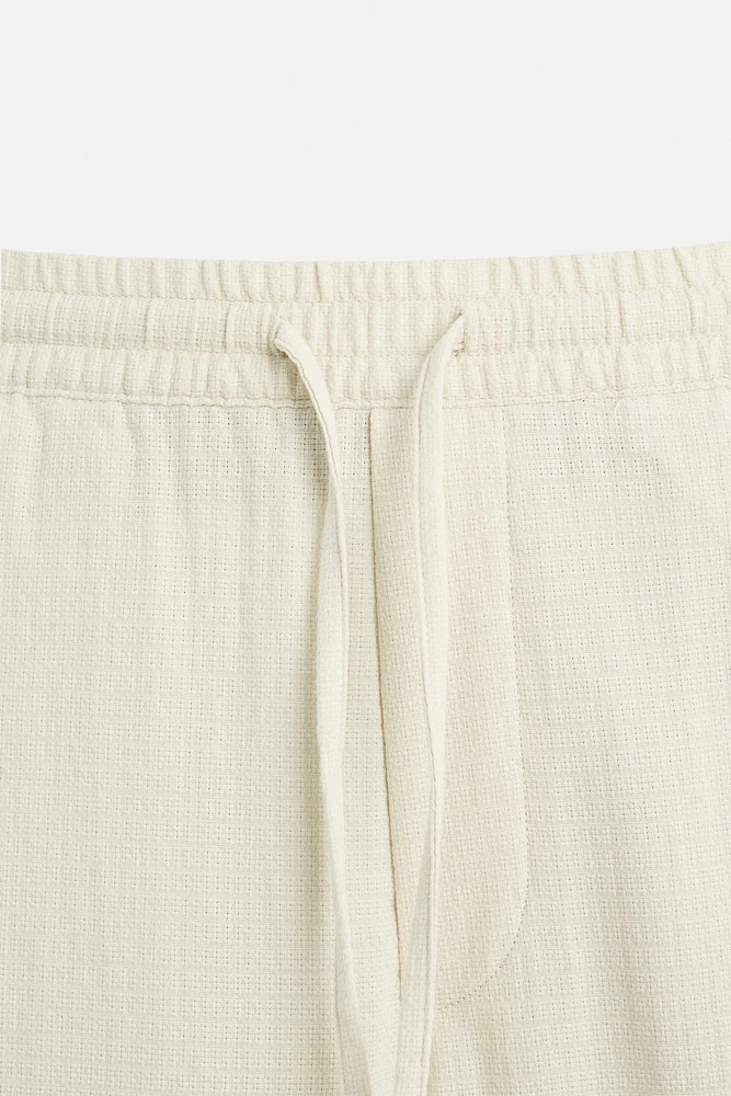 PANTALON JACQUARD TEXTURÉ