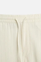 TEXTURED JACQUARD PANTS