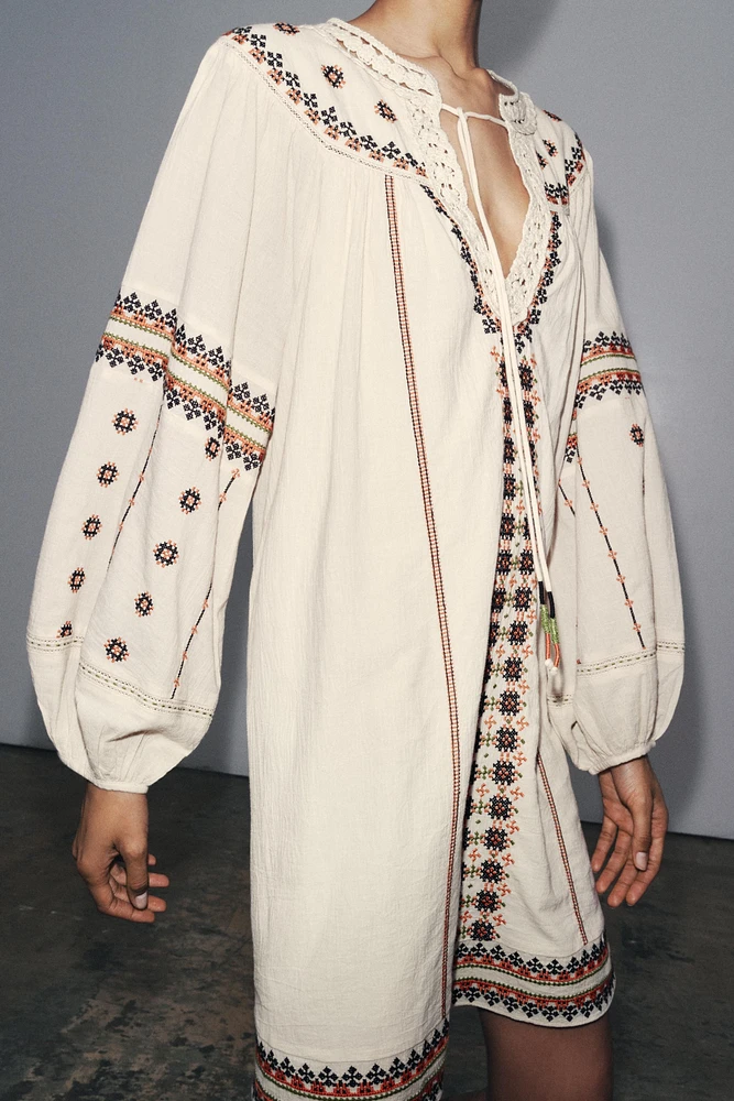 EMBROIDERED DRESS ZW COLLECTION