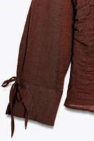 WRINKLED EFFECT SHIRT