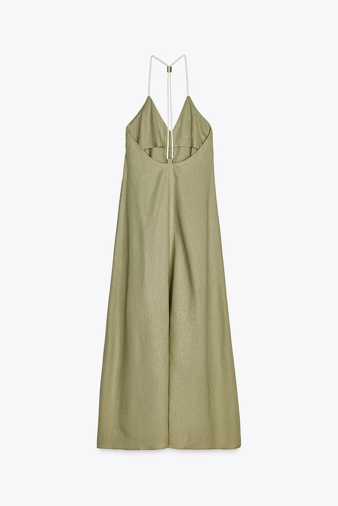 ROBE MIDI AVEC LIN VOLUME