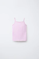 2-6 ANS/ LOT DE DEUX T-SHIRTS À CARREAUX VICHY ET PETITES FLEURS