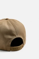 FLAT BILL EMBROIDERED CAP