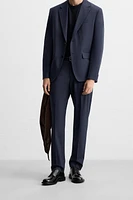 PLAID SUIT PANTS