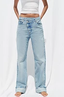 Z1975 STRAIGHT FULL LENGTH HIGH WAIST WRAPAROUND JEANS