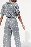 CHEMISE À CARREAUX VICHY BRODÉE