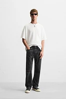 RIPPED REGULAR STRAIGHT FIT JEANS
