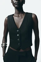 TAILORED SHORT WAISTCOAT