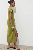 WASHED MIDI DRESS