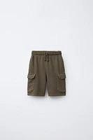 TEXT T-SHIRT AND CARGO SHORTS SET