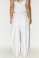 TRF MID-RISE BAGGY BALLOON JEANS