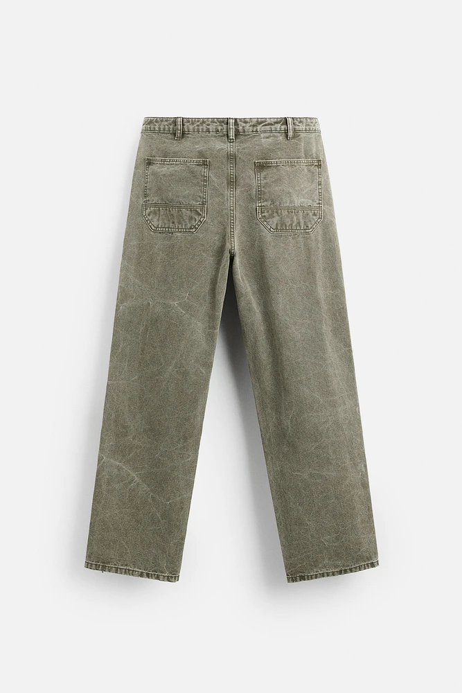 PANTALON DE TRAVAIL DÉLAVÉ