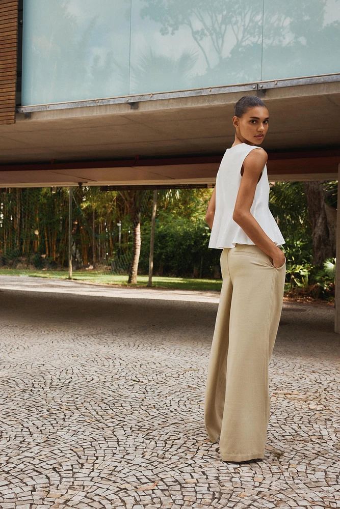 RUSTIC WIDE LEG PANTS