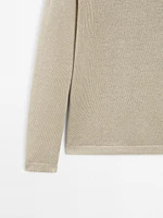 100% linen knit sweater